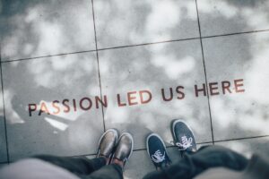 O is for Opportunity Pivot Coaching (two pair of feet on pavement: passion brought us here)