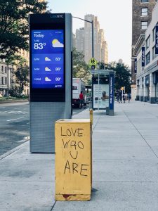 love wao u are signage